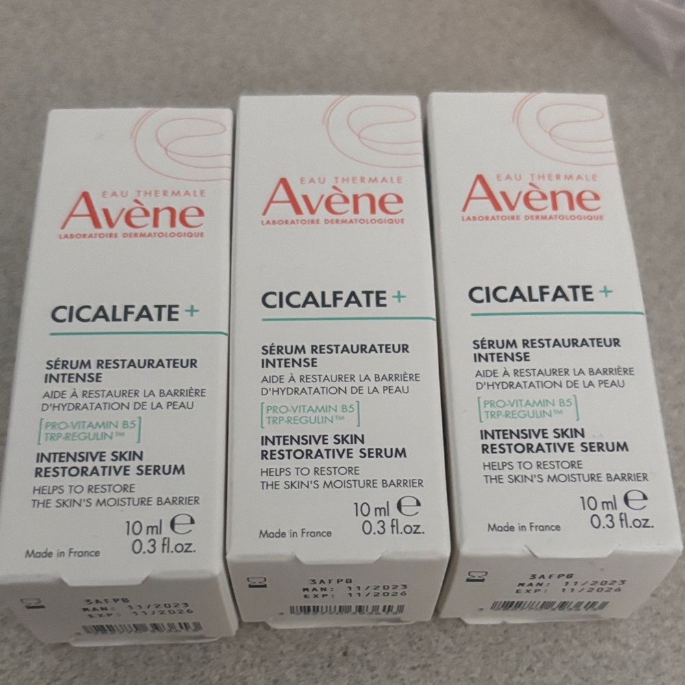 Avene Cicalfate+ Intensive Skin Restorative Serum 30 ml NIB Travel Sizes
